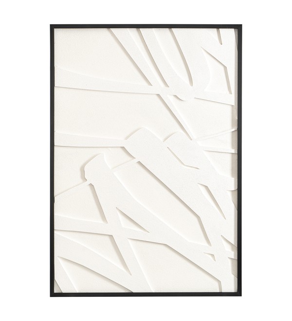 Панно декоративное с эффектом 3d minimalism, с черной рамой, 70х100 см