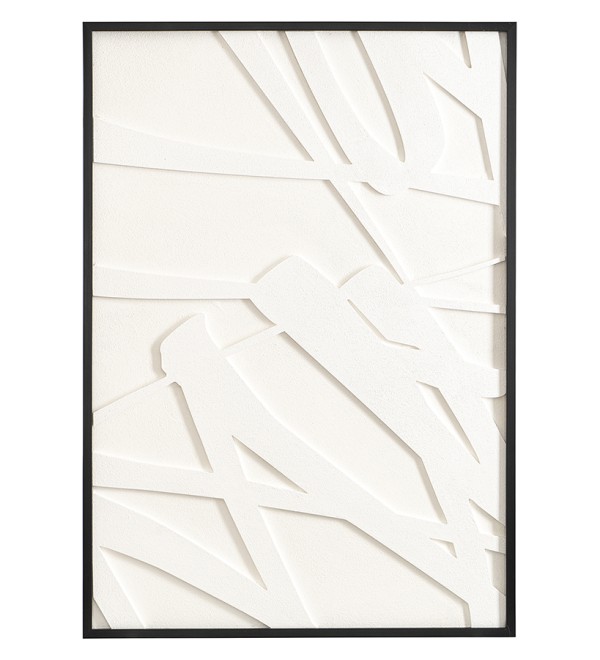 Панно декоративное с эффектом 3d minimalism, с черной рамой, 70х100 см