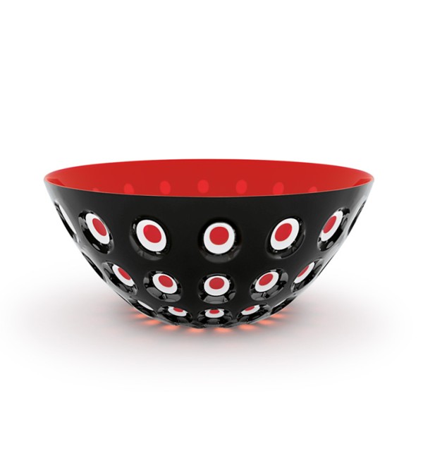 Салатник le murrine, D25 см, черный