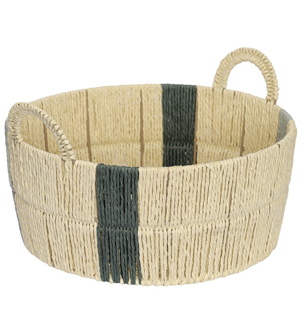 Корзина плетеная круглая bodhran sage из коллекции ethnic, размер m