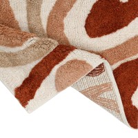 Коврик для ванной flow терракотового цвета из коллекции ethnic, 50x80 см