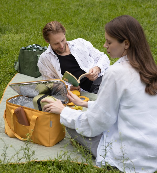 Термосумка для пикника smart picnic, l, горчичная