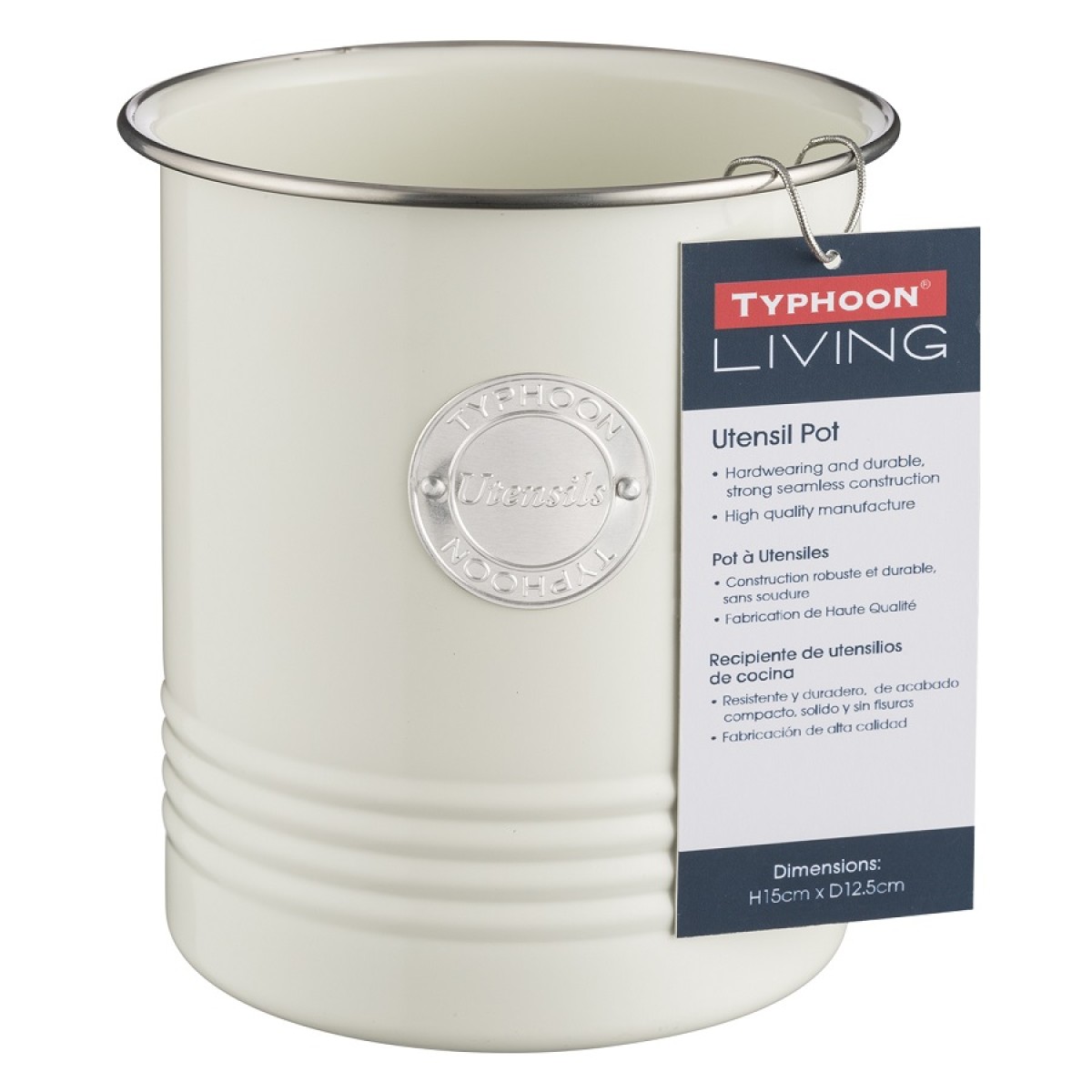 Емкость кухонная living кремовая 15х12,5 см