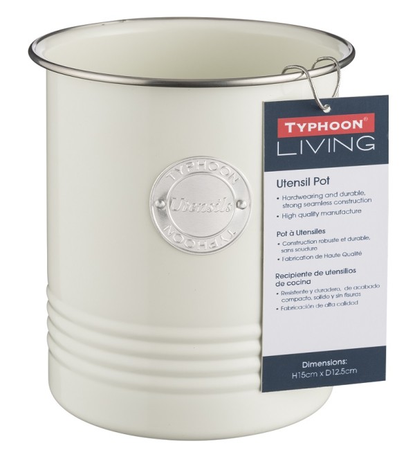 Емкость кухонная living кремовая 15х12,5 см