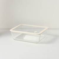 Контейнер для запекания и хранения с вакуумным эффектом vacuum glass, 2,6 л, молочный