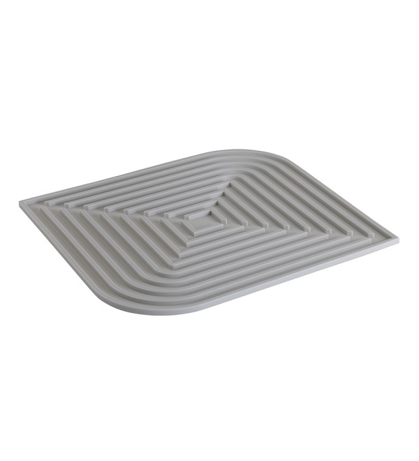 Коврик для сушки посуды dry flex, 34,5х31,5 см, графит