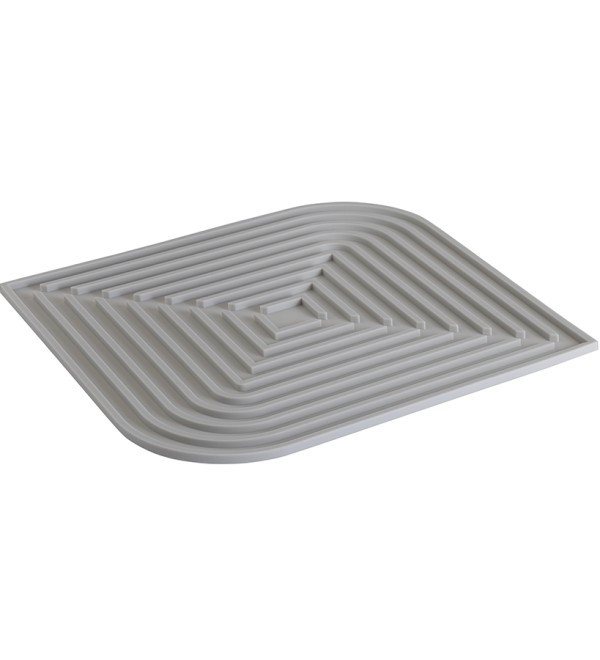 Коврик для сушки посуды dry flex, 34,5х31,5 см, графит