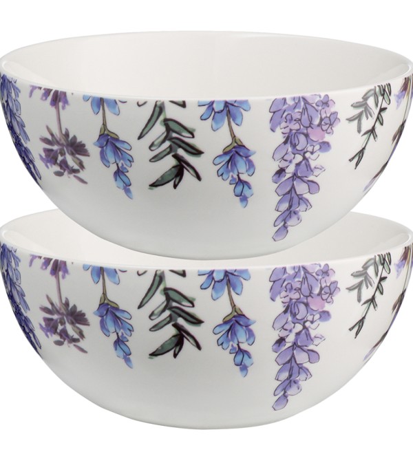 Набор салатников floral, D15 см, 2 шт.