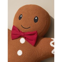 Подушка вязаная classy gingerbread из коллекции new year essential, 38х44 см