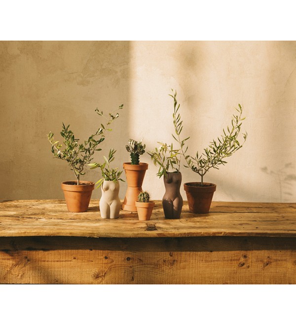Ваза для цветов body, white, 18,8 см