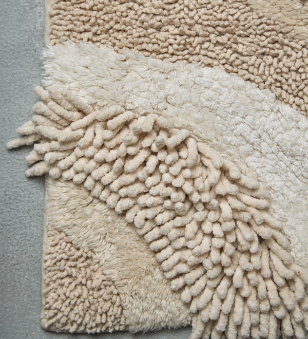 Коврик для ванной sands бежевого цвета из коллекции ethnic, 50x80 см