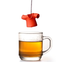 Емкость для заваривания чая tea shirt, красная