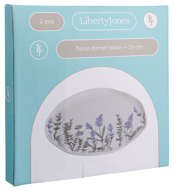 Набор тарелок floral, D26 см, 2 шт.