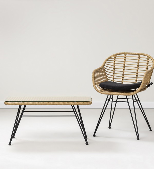 Стул vetle bent, ротанг