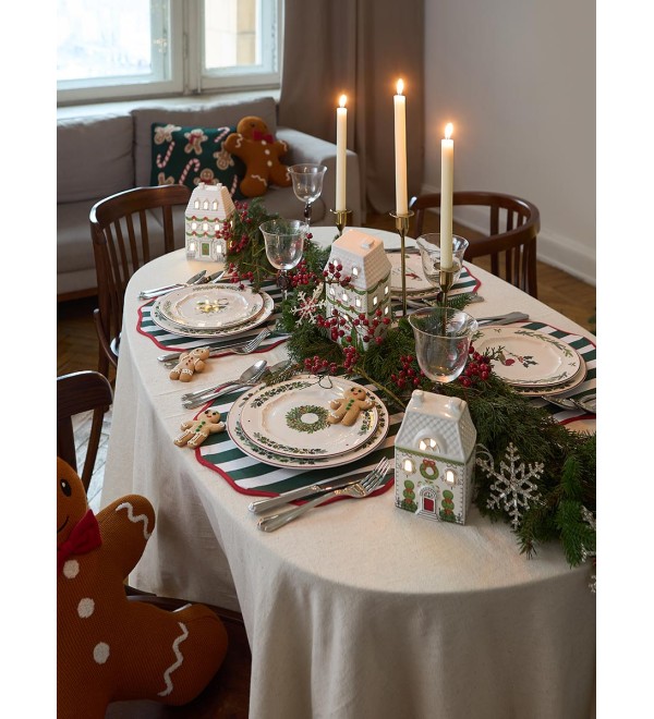 Набор из четырех тарелок nordic winter из коллекции new year essential, D23 см