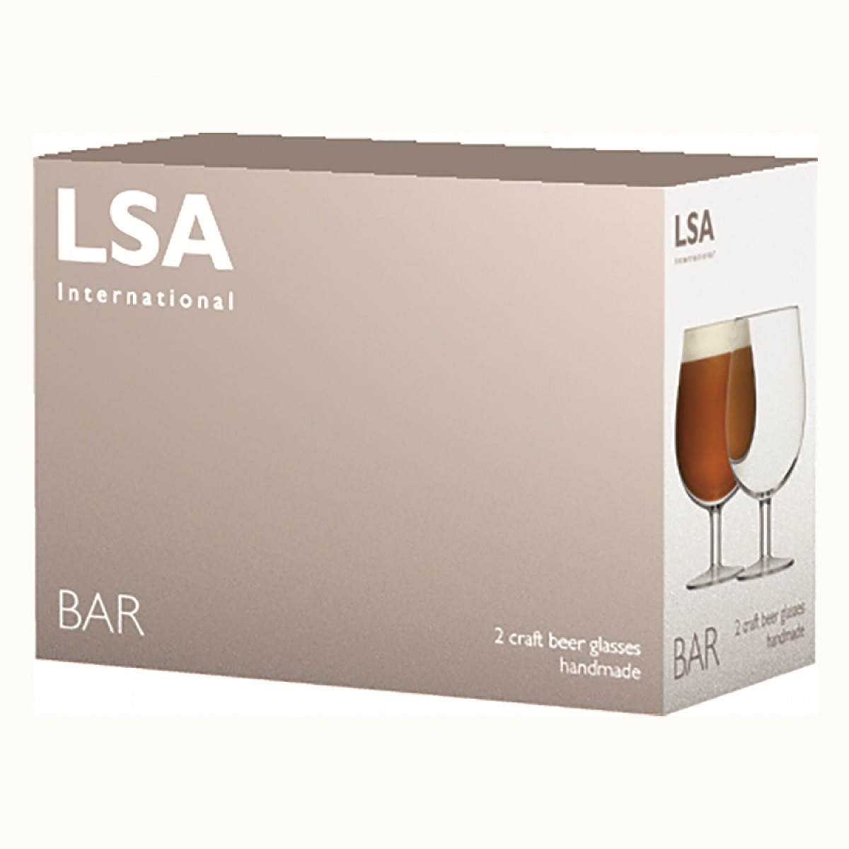 Набор бокалов для пива bar, 550 мл, 2 шт.