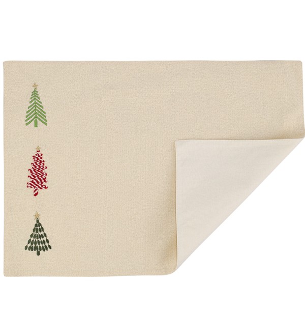 Салфетка под приборы frozen pines из коллекции new year essential, 33х48 см