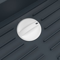 Сушилка для посуды раздвижная extend, серая