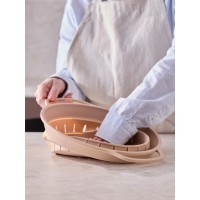 Дуршлаг складной силиконовый smart helper, D25,5 см, карамель