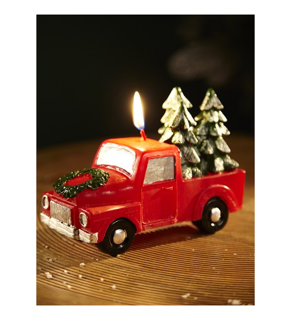 Свеча декоративная upcoming holidays из коллекции new year essential, 15 см