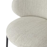 Стул полубарный comfy, рогожка, топленое молоко