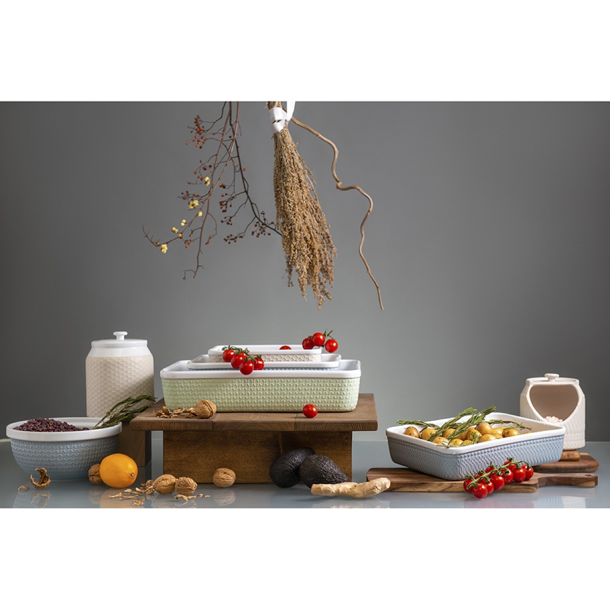 Банка для хранения marshmallow, 1,3 л, кремовая