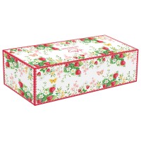 Набор банок для хранения на подставке jardin des fraise, 3шт.
