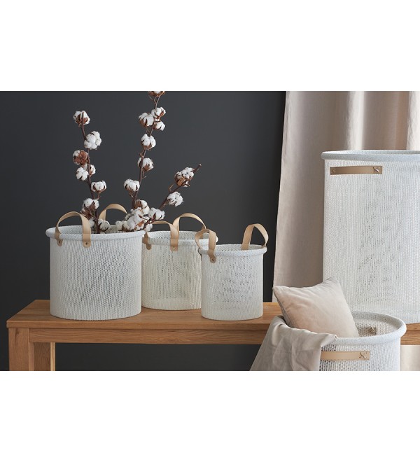 Корзина для хранения sustainable collection, D42х55 см, молочная