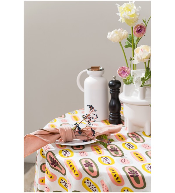 Скатерть на стол с принтом passion fruit из коллекции wild, 170х170 см