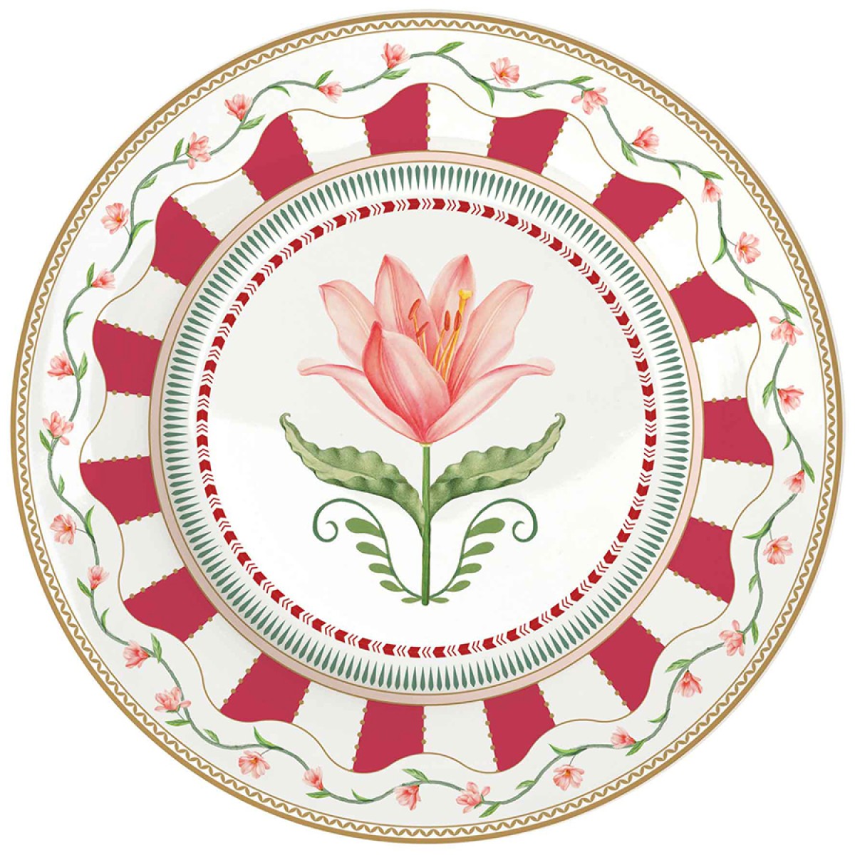 Тарелка десертная flowery, 19,2 см