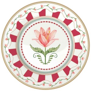 Тарелка десертная flowery, 19,2 см