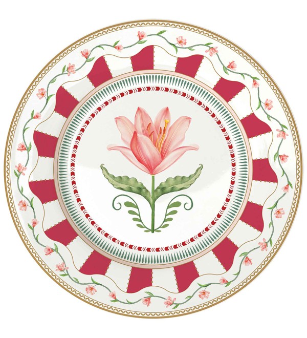 Тарелка десертная flowery, 19,2 см