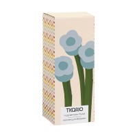 Подсвечник floret голубого цвета из коллекции blossom, 20 см