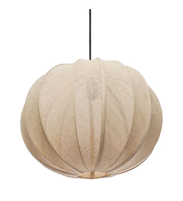 Светильник подвесной texture rib, D48 см, бежевый