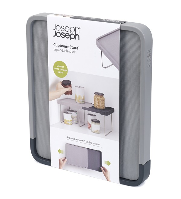Полка раздвижная cupboardstore, серая