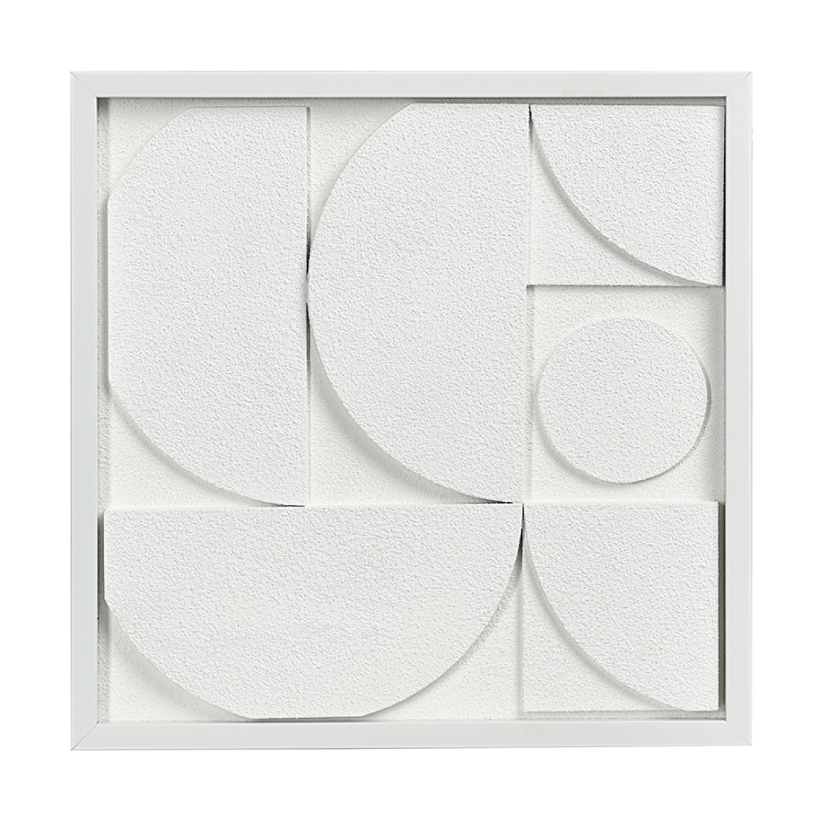Панно декоративное с эффектом 3d minimalism, с белой рамой, 40х40 см