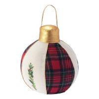 Подушка декоративная Ёлочный шар из коллекции new year essential, D25 см