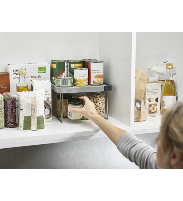 Полка раздвижная cupboardstore, серая