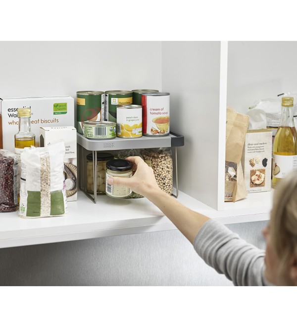 Полка раздвижная cupboardstore, серая