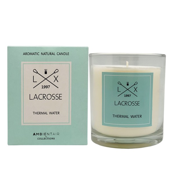 Свеча ароматическая lacrosse, thermal water (новая), 60 ч
