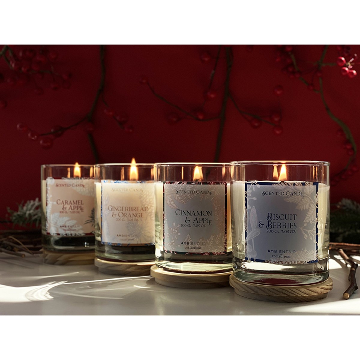 Свеча ароматическая gifting, bisquit&berries, 40 ч