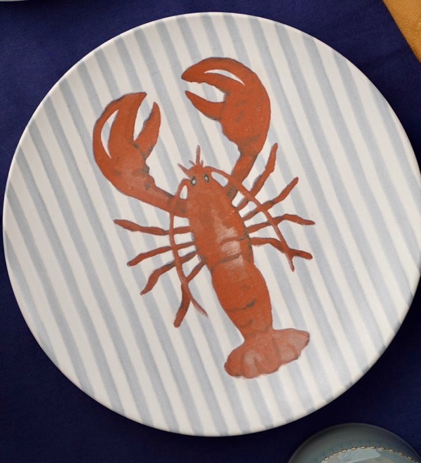 Набор из четырех тарелок aquarium из коллекции sea treasures, D21,5 см