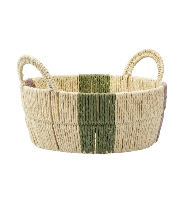 Корзина плетеная круглая bodhran nature из коллекции ethnic, размер l