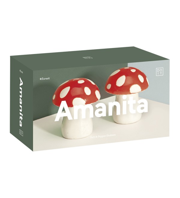 Набор из солонки и перечницы amanita