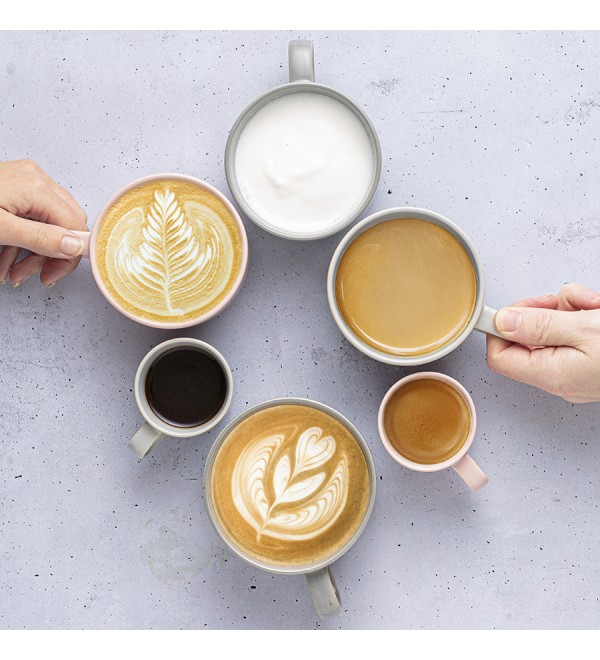 Чашка для каппучино cafe concept 400 мл серая