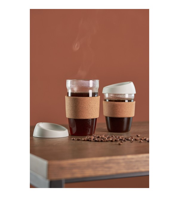 Кружка cozy cup, 350 мл, светло-серая