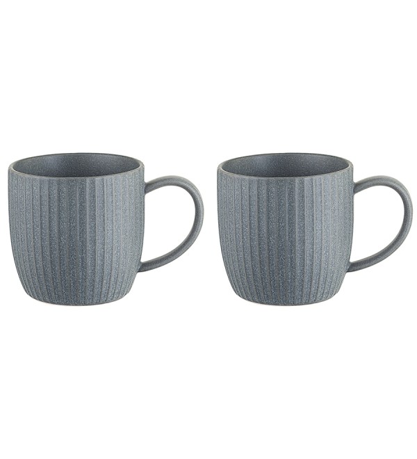 Набор кружек soft ripples, 350 мл, серые, 2 шт.