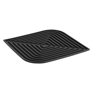 Коврик для сушки посуды dry flex, 34,5х31,5 см, графит