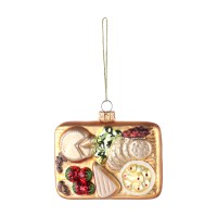 Набор ёлочных украшений christmas feast из коллекции new year essential, 4 шт.