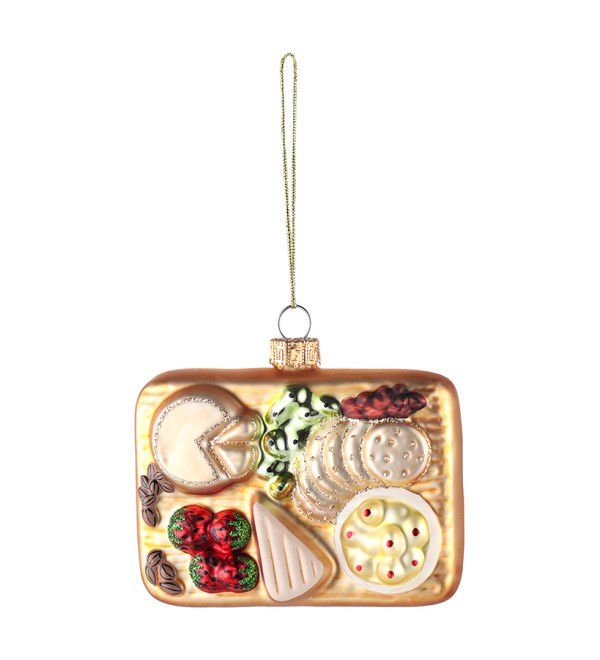 Набор ёлочных украшений christmas feast из коллекции new year essential, 4 шт.